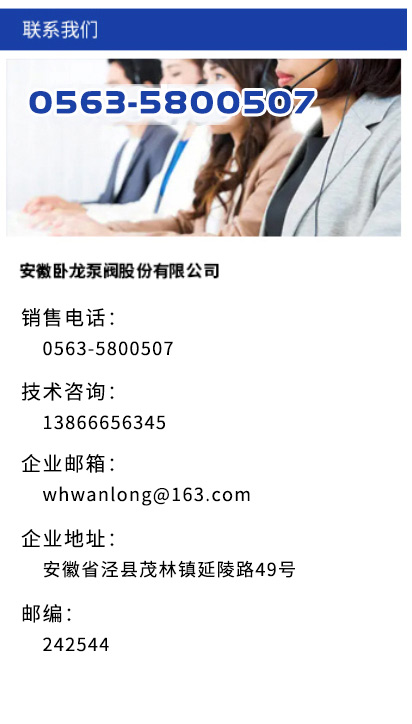 安徽臥龍泵閥-經(jīng)營理念